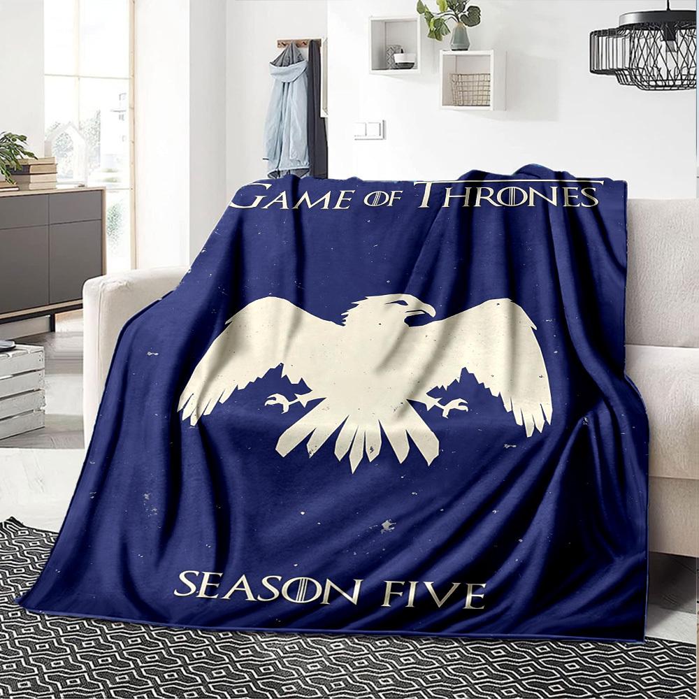 1pc Game of Thrones Season Five Blanket Lightweight Flannel Throw for Sofa Bed Travel Camping Livingroom Office Couch Chair 1145KK