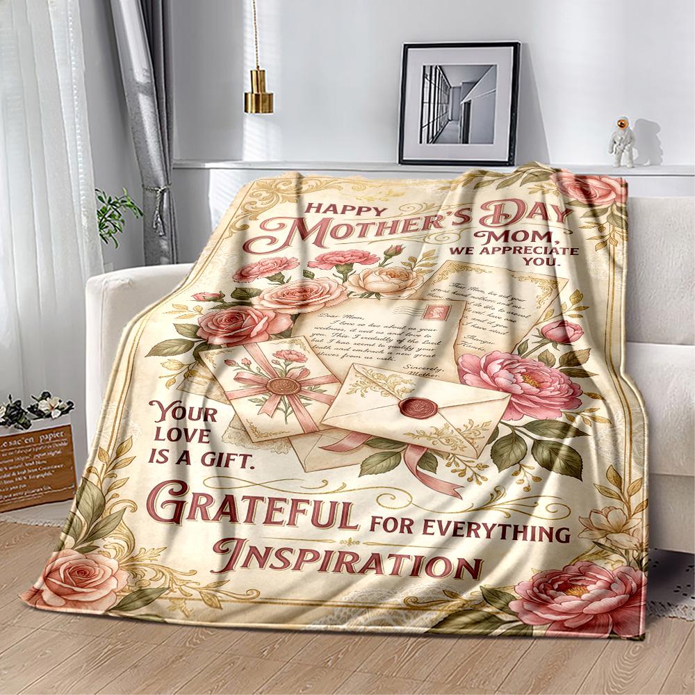 Mother's Love And Strength Blanket Suitable for sofas,travel, living rooms also a good gift for friends and family Suitable for all seasons.