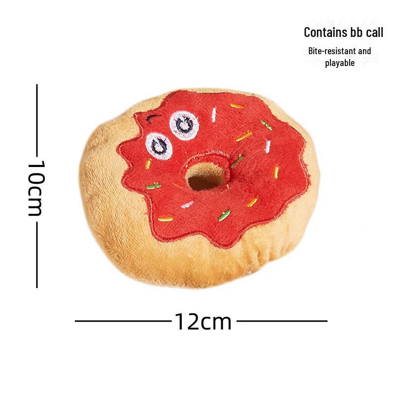 

Прочная игрушка для собак «Пончик» с пищалкой — устойчивая к укусам и развлекательная See Size Details