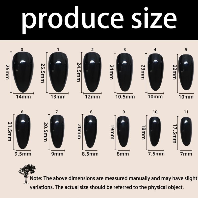 Elegante Uña Postiza Floral Esculpida en 3D Uña de Presionar ABS Fácil Aplicación Larga Duración Para Evento Nupcial Oficina