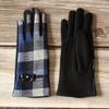 Knitted Cotton Gloves Women's Elastic Thin Style Daily Wear Spring and Autumn Color Warm Fashion Driving Gloves