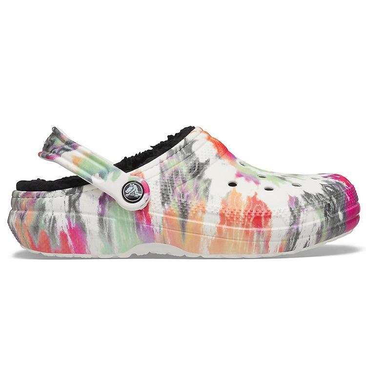 Crocs Zoccolo Classico Scarpa Tie Dye Multicolore Nero 206341-0C4