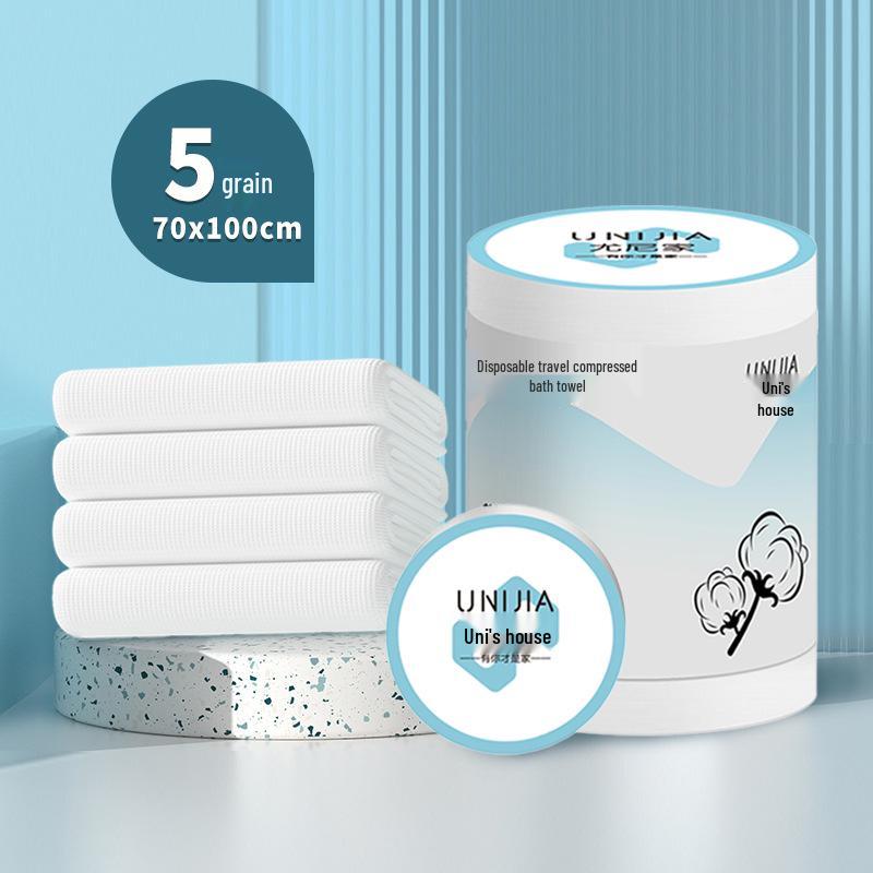 Disposable Compressed Towels: Thickened Face & Bath Towels for Hotels and Homestays