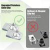 2 Pieces Strong 304 Stainless Steel Mounting Strap Bolts For Fuel Tank Secure Fit 55157 GM11516770 GM11519894 GM15743078