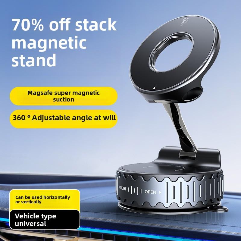 Magnetic Car Phone Holder 360° Free rotation Fold Storage Multifunctional Mobile phone stand Support iPhone &Android mobile phone