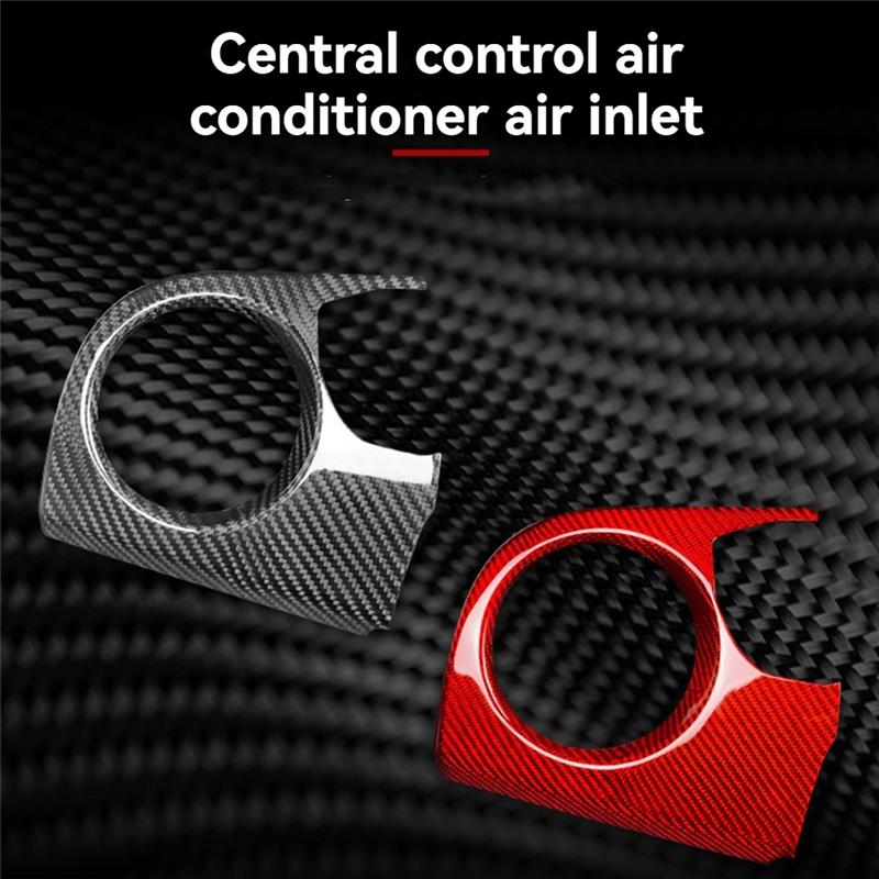 Driver's Side trument Panel Air Vent Decorative Frame For Fiat Abarth 500 595 2012-2015 Interior Modification