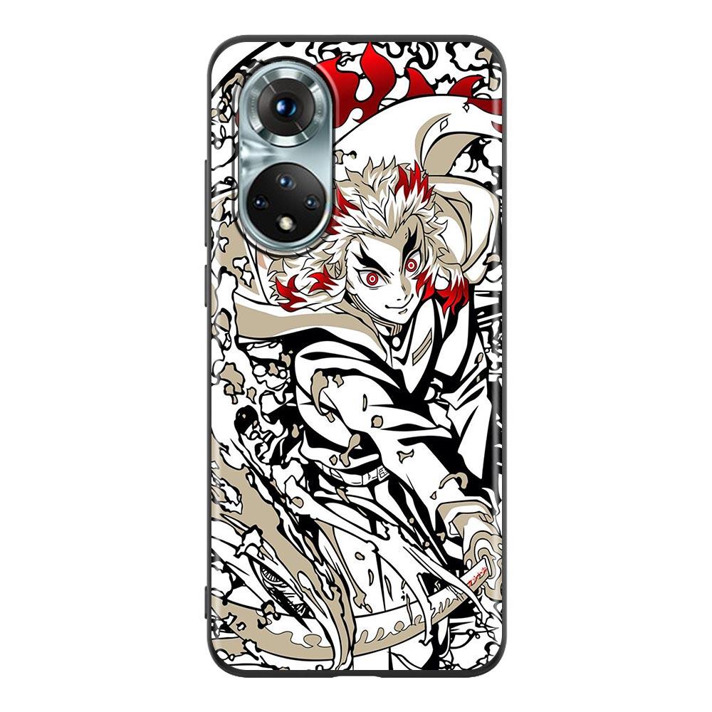 Demon Slayer Kimetsu No Yaiba Cartoon Phone Case For Honor X8 60 8X 9X 50 30i 21i 20 9A Play Nova 8i 9 SE Y60 Magic4 Pro Lite 5G