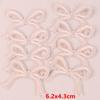 10PCS Pink Bow Embroidery Patches Iron On Patches For Clothing Cartoon Cute Pink Patches On Clothes Kids Stickers DIY Applique