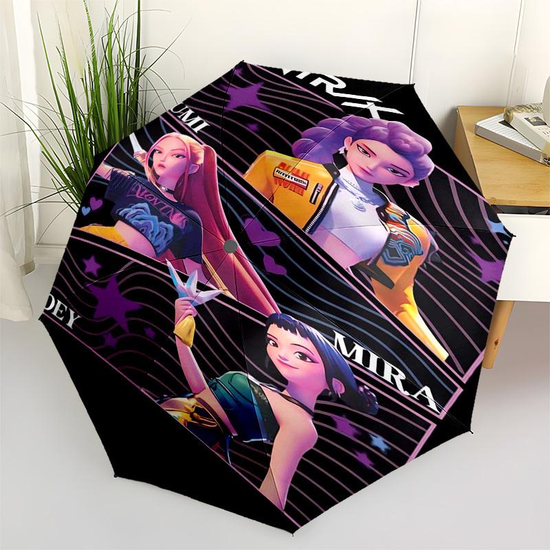 1pc NTRIX RUMI MIRA ZOEY Umbrella with Plastic Handle,Suitable for All Seasons Home Travel Outdoor UmbrellaFP127