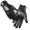 New spring and autumn men's thermal leather gloves outdoor riding driving fleece touch screen gloves sheepskin gloves winter