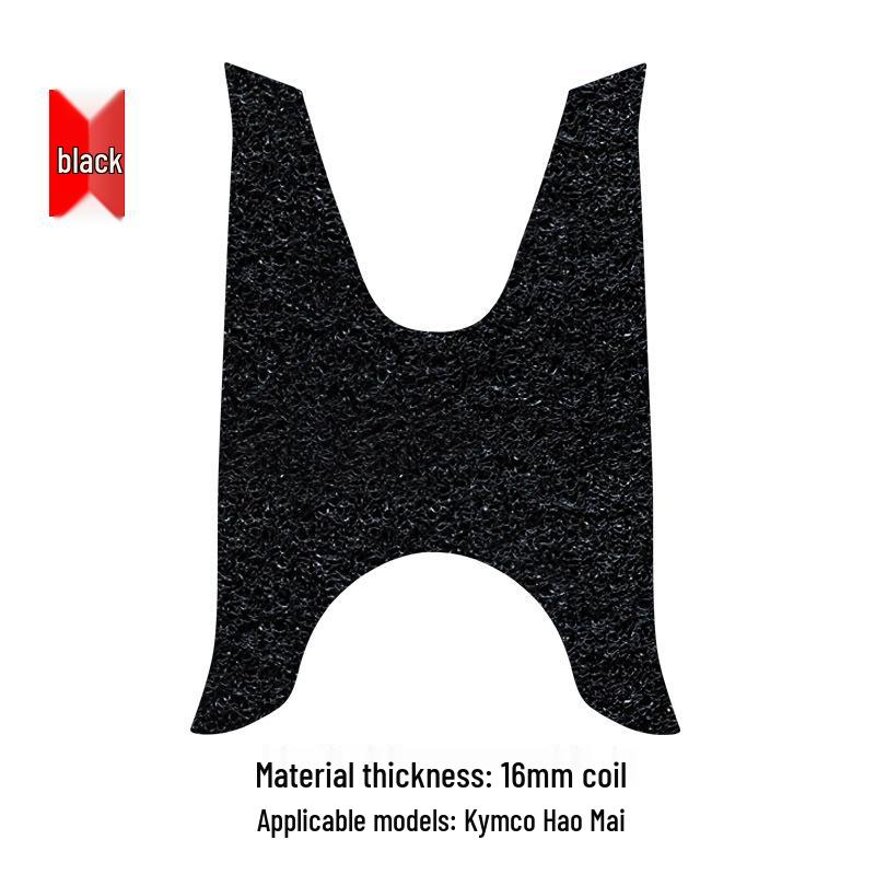 Compatible with Kymco Hao Mai GY6-125 Footrest Pad and Special Coil Mat for Electric Vehicle.