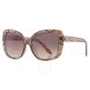 Guess Factory Braune Farbverlauf Schmetterling Damen Sonnenbrille Gf0383 45f 57