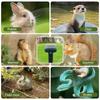 Solar Ultrasonic Rat Repellent Built-in Buzzer Outdoor Ultrasonic GardenLawn LED Electronic Breeding Snake Repellent