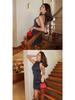 European & American Style Polka Dot Sleeveless Bodycon Dress