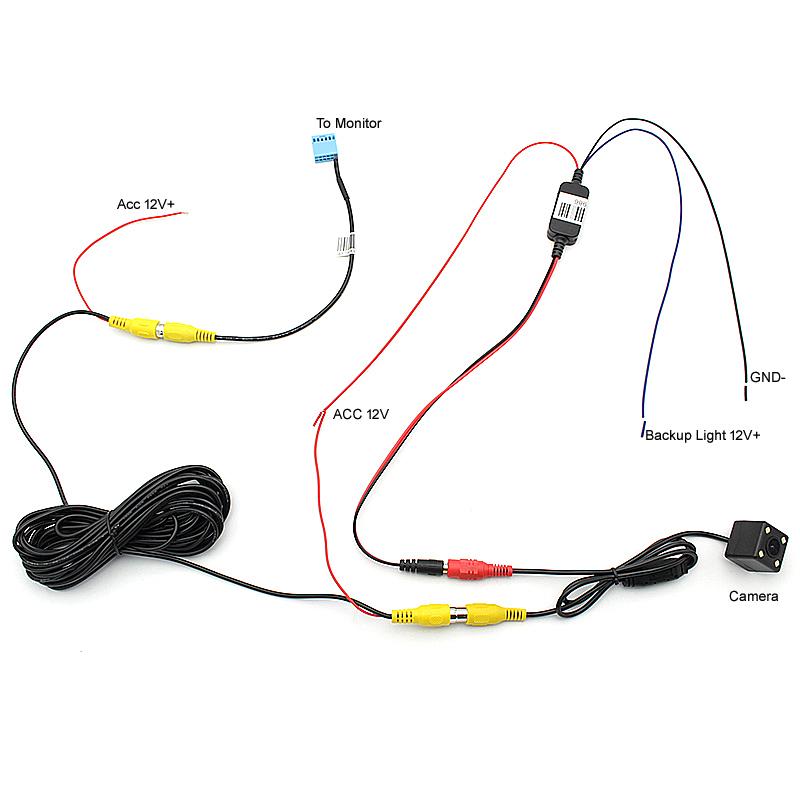 Rear View Camera Delay Timer Relay Filter For VW RCD330 RCD330G Plus Passat Tiguan Golf Touran Jetta PQ MIB Conversion Cable