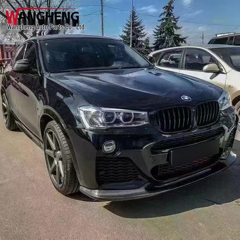 Carbon Fiber 3D Front Bumper Lip Diffuser for BMW X3 F25/X4 F26