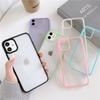 For Iphone 12 Pro Protective Shell Transparent Mobile Phone Bumper Shell Suitable Iphone 11 Protective Shell X XS Max XR 6 8 7 Plus Protective Cover