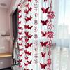Butterfly Wedding Room Decor Set: Curtain Pendants & Pull-Flower Decorations for Bedroom & Living Room