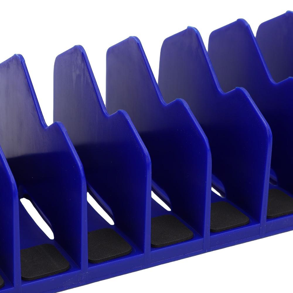 4pcs 10 Slot Pliers Organizer Rack Blue Tool Organizer Rack Non-Slip Pliers Holder Tool Box Drawer