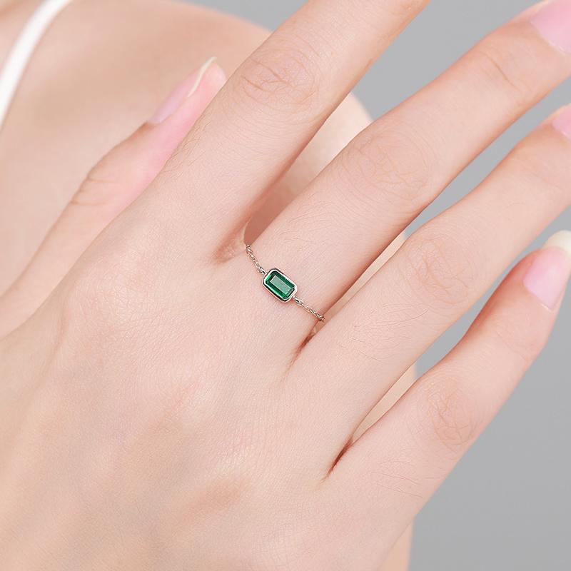 26 Style CZ Heart Flower Infinite Symbol Link Chain Ring 925 Sterling Silver Hearts Adjustable Rings For Women Jewelry