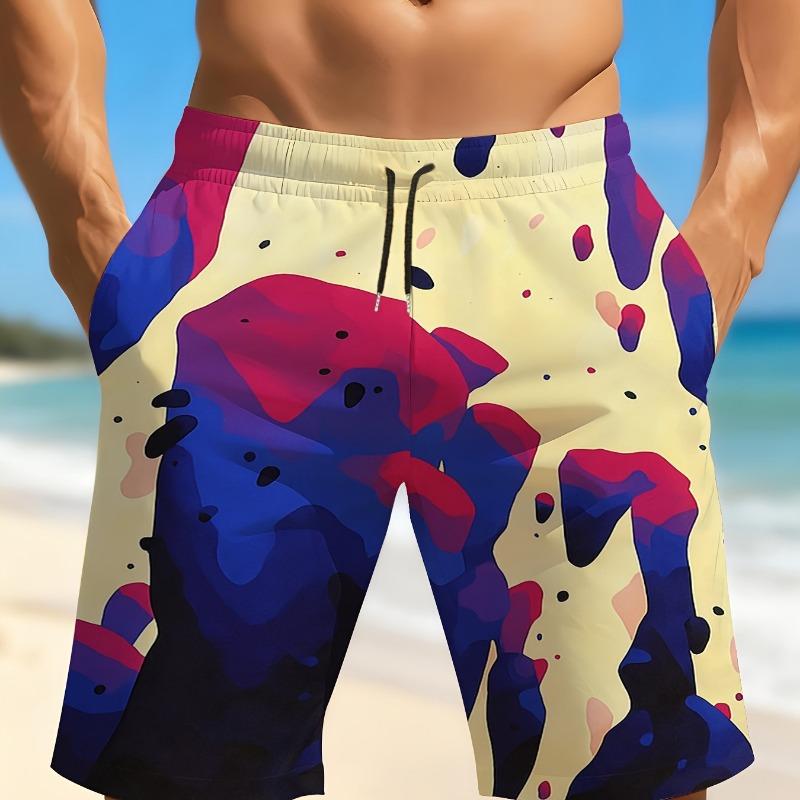 Men s 3D Printed Graphic Swim Shorts S