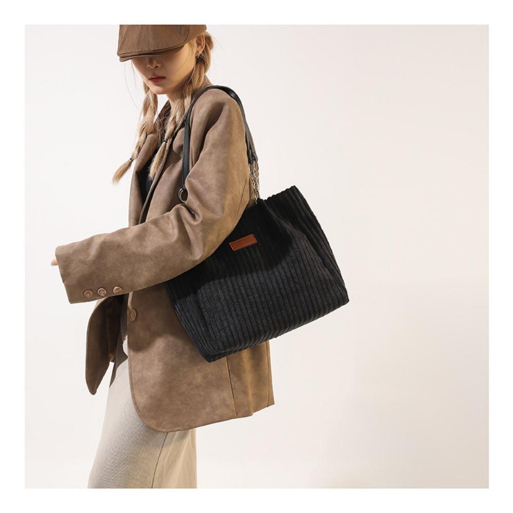 Large Capacity Ladies Handbag,Fashion Simple Shoulder Bag Casual Armpit Tote Women's Bags