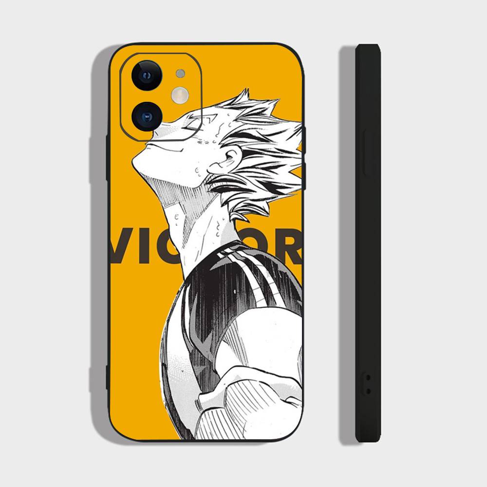 Custodia per Telefono Anime Kotaro Bokuto Per IPhone 17 Air 16 15 14 13 Pro Max 11 12 Copertura Nera in Silicone