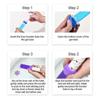 6 Stück Toilettenreiniger Blume Blume Aromatisch Toilettengel Toiletten-Deodorant-Reiniger Toiletten-Duft Haushalts-Aromatischer Reiniger