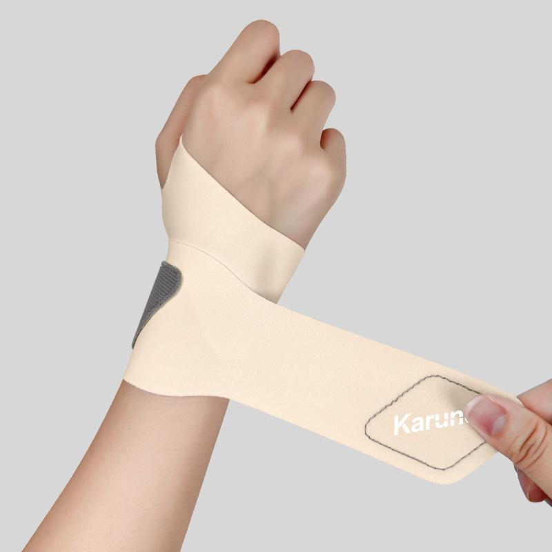 1Pc Wrist Brace Tendonitis With Fastener Tape Wristband Joint Brace Adjustable Thin Fixed Spandex Sport Wrist Guard Sprain