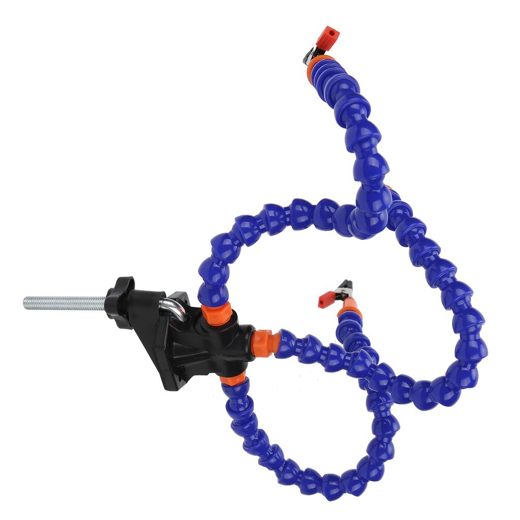Arm Soldering Tools 3 Flexible Helping Hand Clamp with Aluminum Alloy Welding Fixed Base