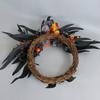 Colorful Door Garlands Ornament Stylish Hanging Flower Wreath Halloween Decoration Pendant Jewelry for Themed Parties