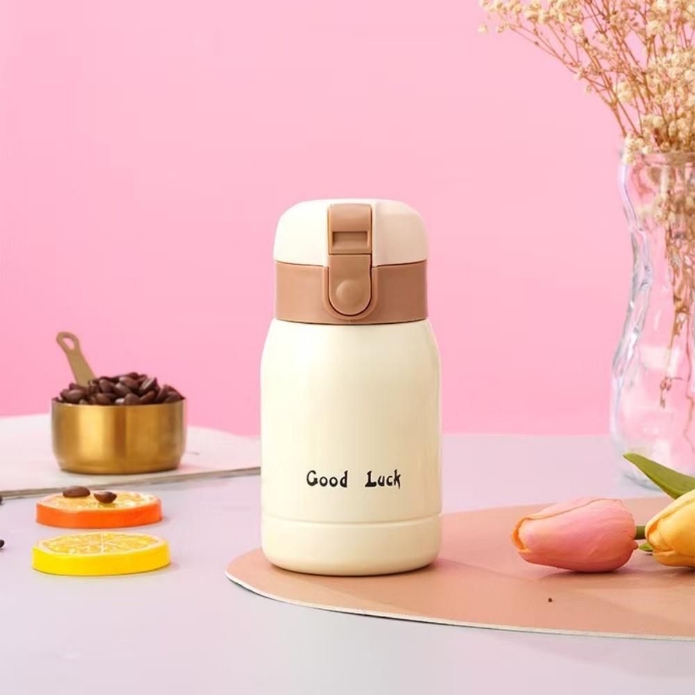 Mini 7-ounce stainless steel water bottle, small vacuum insulated water bottle, leak-proof sports water cup, cold and hot water