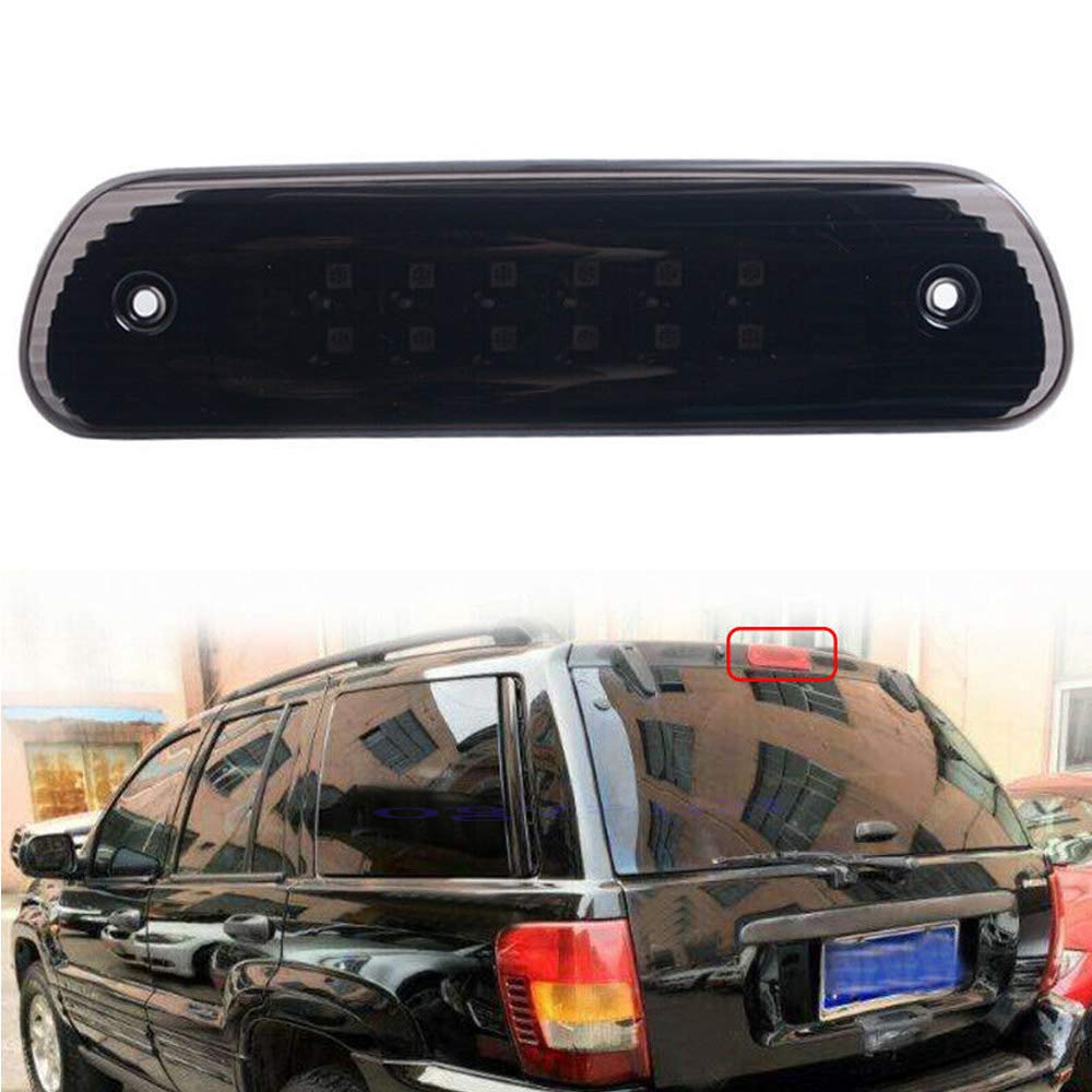 Drittes rotes Rücklicht für die hintere Bremse, getönte/klare Linse, LED, drittes Rücklicht für Jeep Grand Cherokee 1999–2004