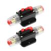 Motoforti Universal DC 12V-24V Fuse Holder 60A Inline Circuit Breaker