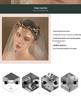 Bohemian Rhinestone Bridal Teardrop Forehead Headpiece