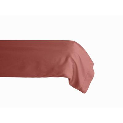 Kissenbezug aus Perkal aus reiner gekämmter Langfaser-Baumwolle 80 Fäden/cm² Vent du sud - Pfirsich - 43 x 195 cm