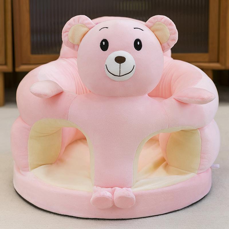 Asiento Escolar Infantil Anticaída y Antideslizante con Fondo Redondo, Respaldo Alto que No Daña la Columna Vertebral, Cómodo para Bebé, Sofá Pequeño con Artefacto para Bebé