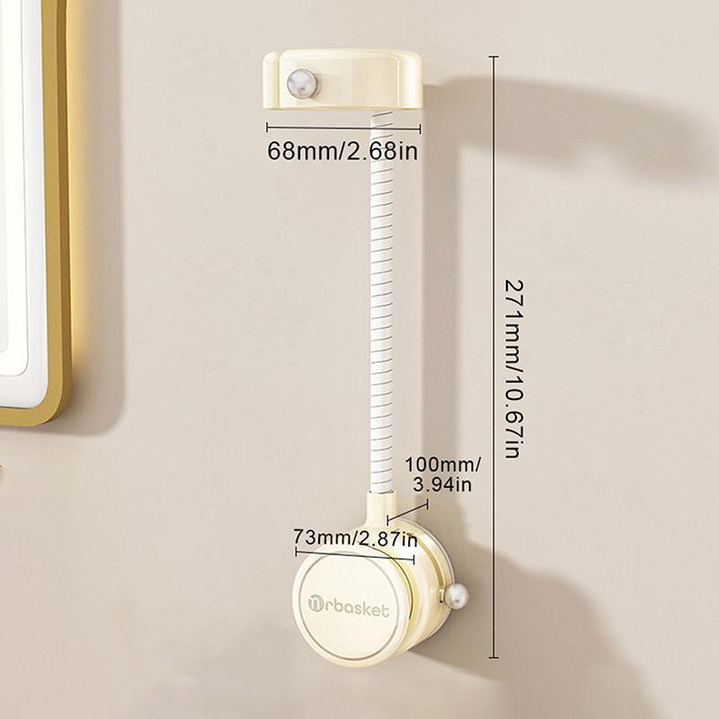 

Hair Dryer Holder No Need To Hold Adjustable Wall Hanging Lazy Free-Hands No Need To Punch Holes Universal Air Duct Storage Rack A2