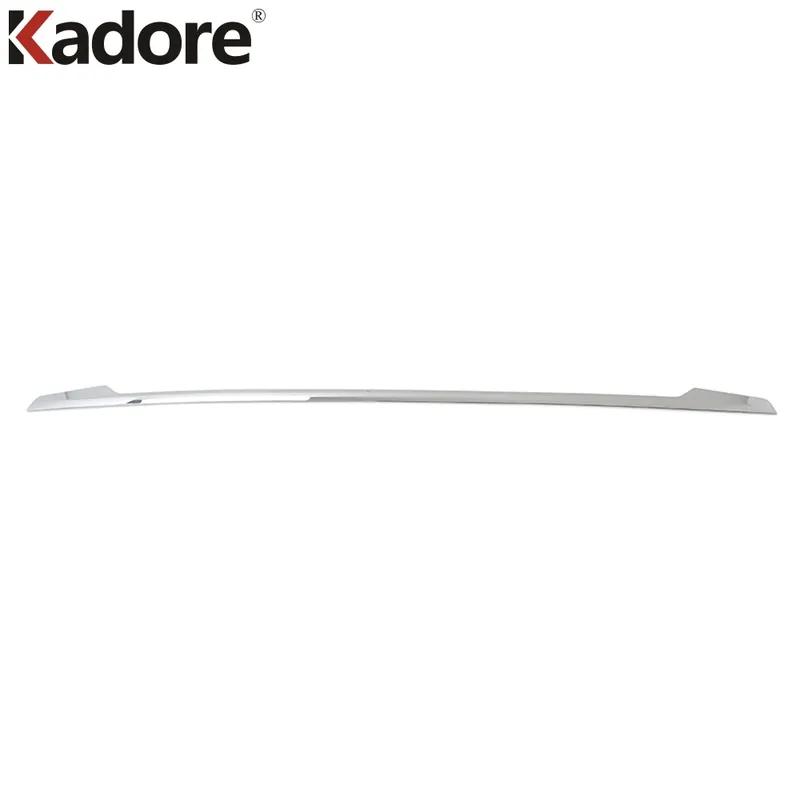 For Toyota Voxy Noah R80 2017 2018 ABS Chrome Car Rear Trunk Lid Cover Trim Rear Door Tailgate License Plate Frame Accessories