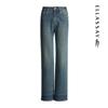 ELLASSAY Classic High-Waist Straight-Leg Jeans for Women