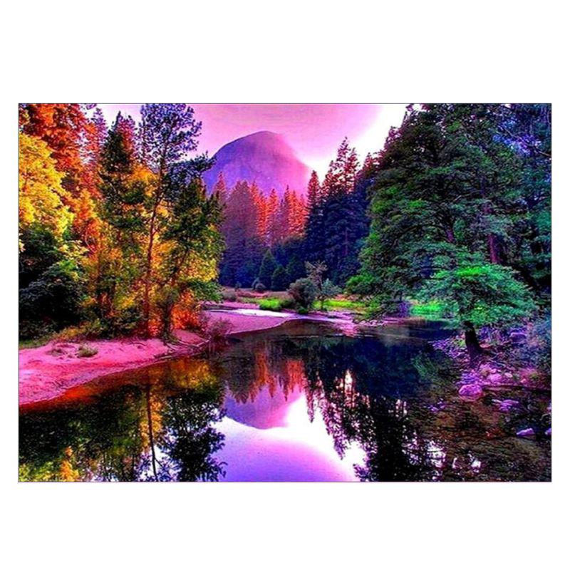 

Landscape 5D DIY Full Diamonds Embroidery for Cross Craft Stitch Kit Ho