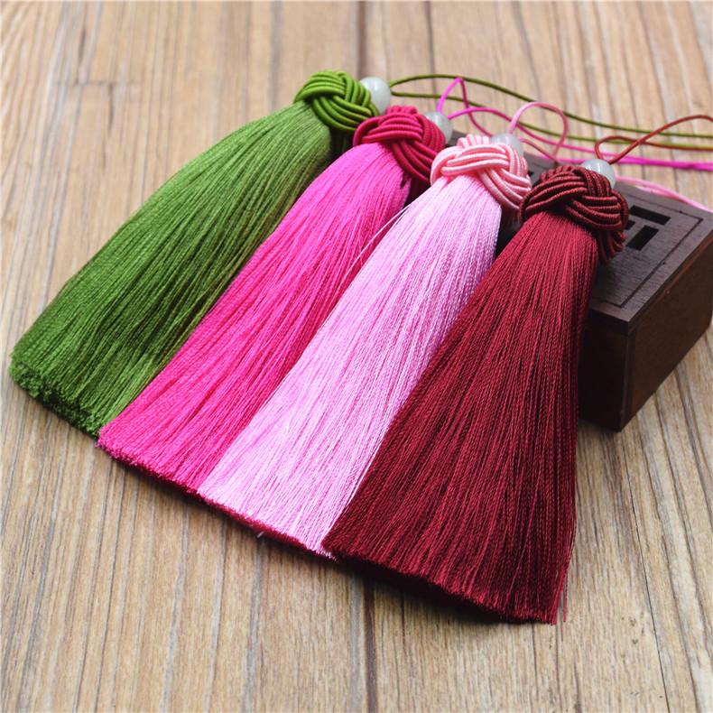 Multi-color DIY Pineapple Cap Tassels - High-end Chinese Knot Hanging Ornaments, Free Shipping