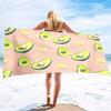 Avocado Beach Towels,Outdoors Pool Microfiber Towel Soft Fluffy and Super Absorbent Sand Free Quick Dry Lightweight Bath Towels