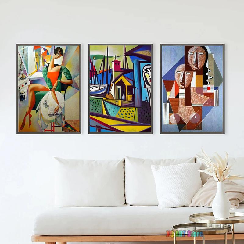 Abstrakte Kvinneplakater Veggkunst Lerretsmalerier Og Trykk Klassiske HD-bilder For Stue Hjemmekontordekorasjon Uten ramme