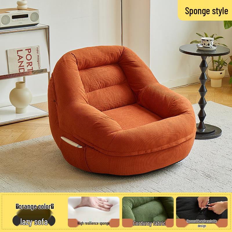 Compact Tatami Balcony Stool: Convertible Sleeper & Lounge Nest