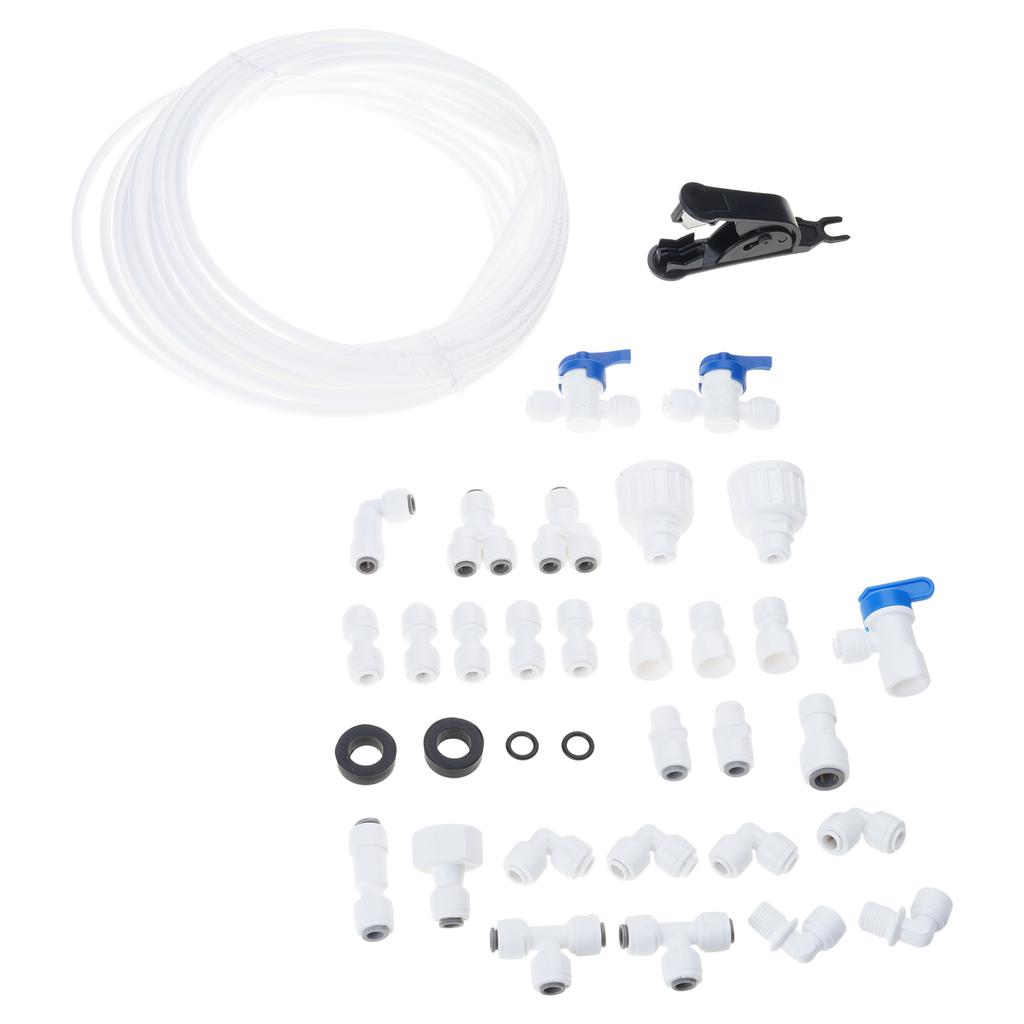 Essential Water Connection Set 10m Refrigerator Water Pipe Water Hose Connectors 10m Tubing Set for Side by Side Fridges