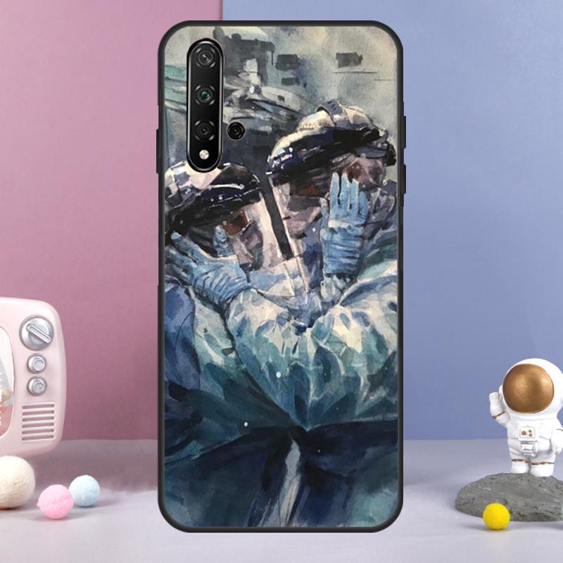 Medicine Doctor Nurse For Huawei Nova Y70 Y90 Y60 Y72 Y73 Y61 Y91 7i 8i 11i 12i 12s 9 10 SE P20 P30 P40 Lite Case