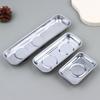 Stainless Steel Magnetic Trays Circular Rectangular Magnetic Parts Bowl Bolts Nuts Screw Storage Tray Metal Tool Holder Plate