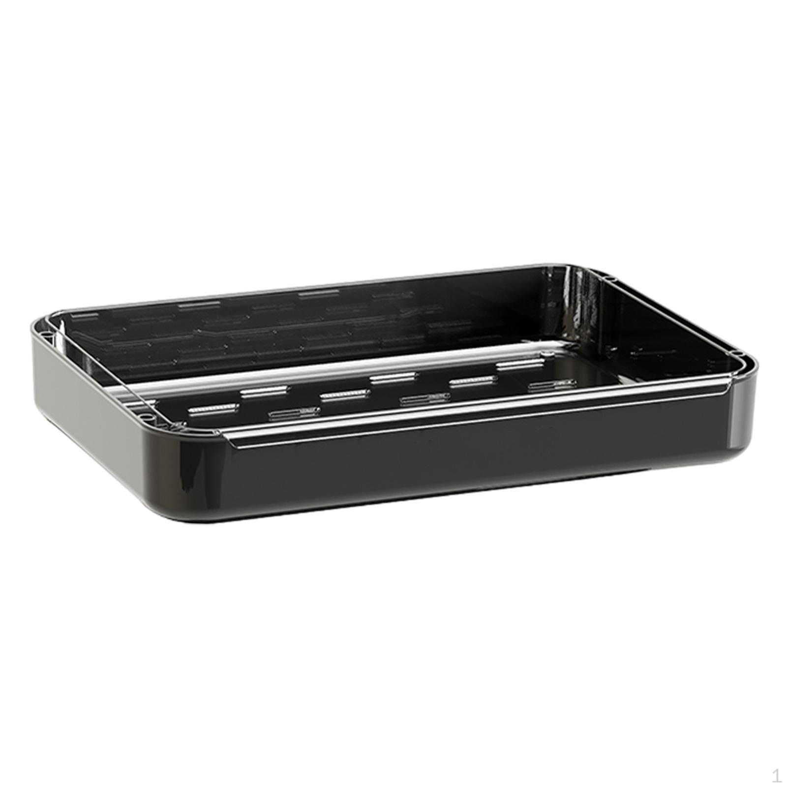 

Подстаканник-органайзер для хранения вещей дома и в офисе Black 1 Tier