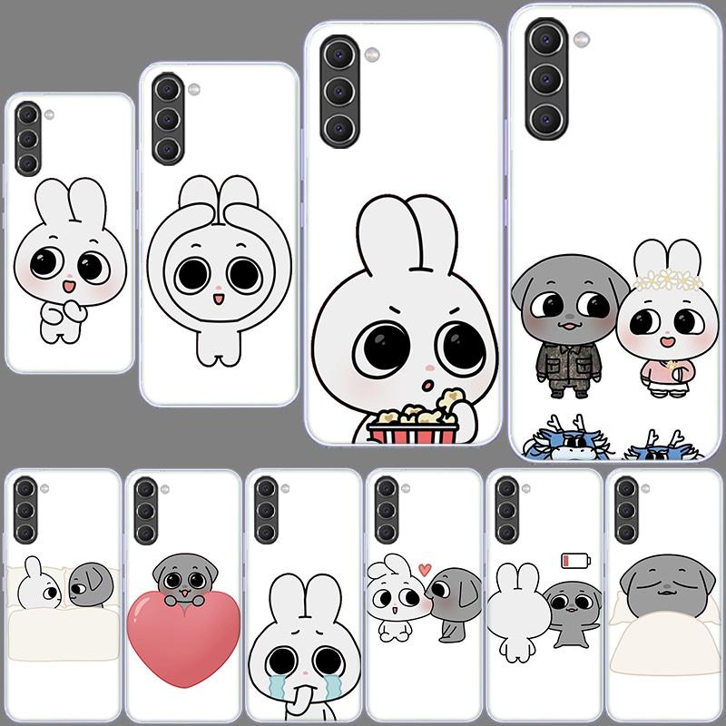 Cute Cartoon K-Kkamang Phone Case for Samsung A54 A14 A24 A34 A17 A37 A57 A55 A35 A25 A15 A13 A23 A33 A53 A07 A05S A04S A03 A73